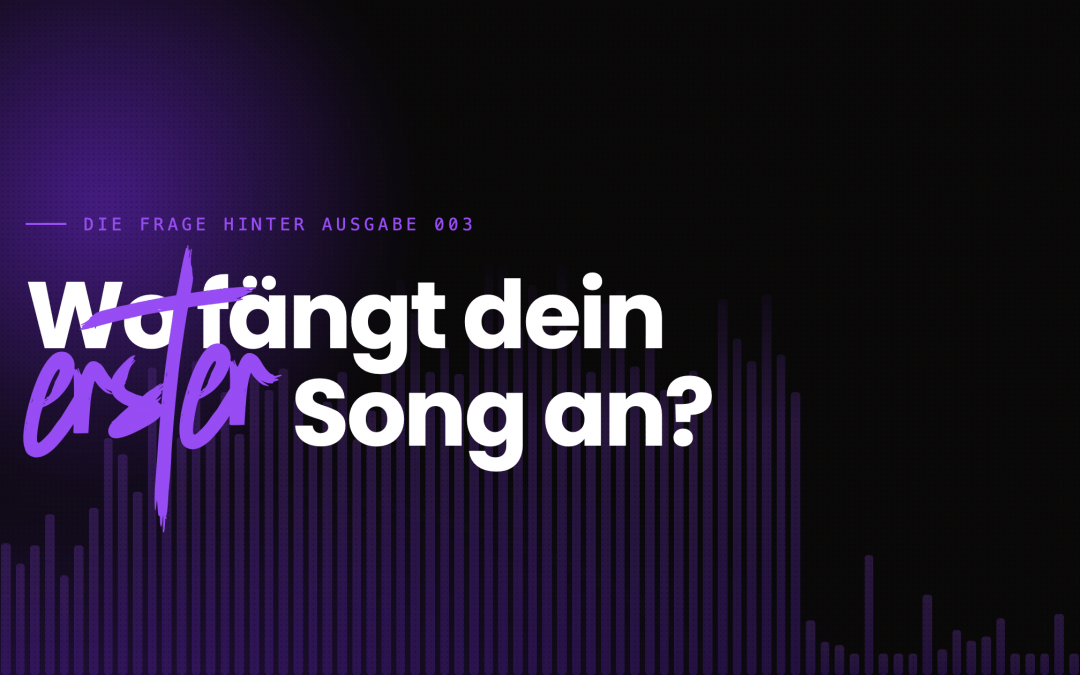 Wie du deinen ersten eigenen Song schreiben kannst